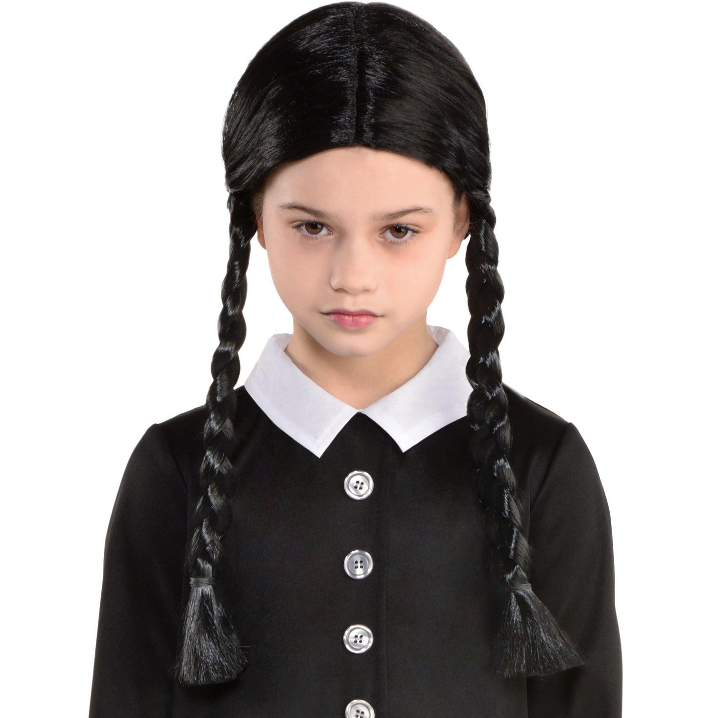master-Wednesday Addams Wig for Kids - The Addams Family-921352