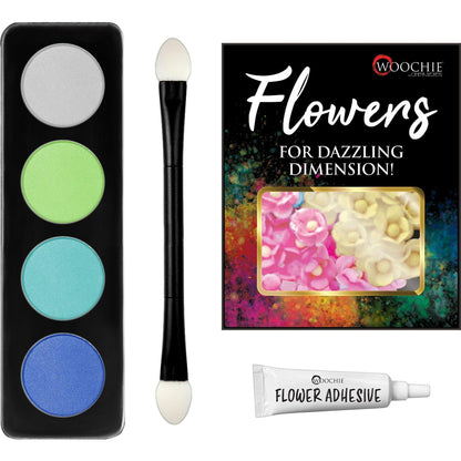 Natural Beauty Pastel Flower Makeup Set, 4pc