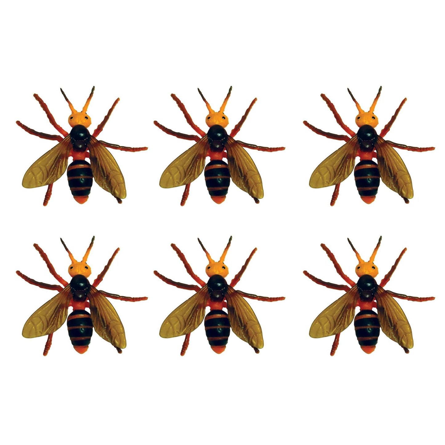 master-Plastic Murder Hornets, 1.5in x 2in, 6ct-923515