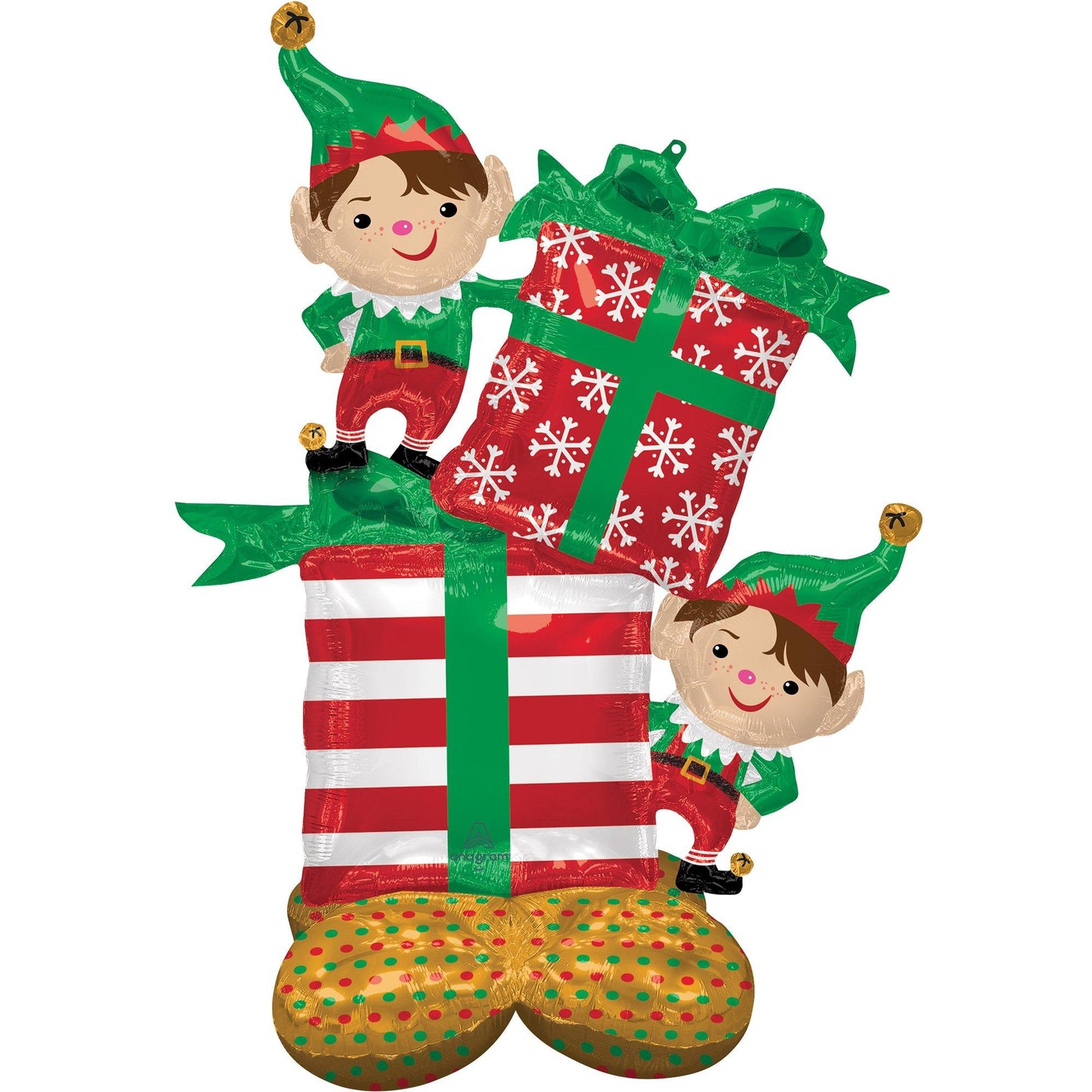 master-AirLoonz Christmas Elves Foil Balloon, 53in-928677
