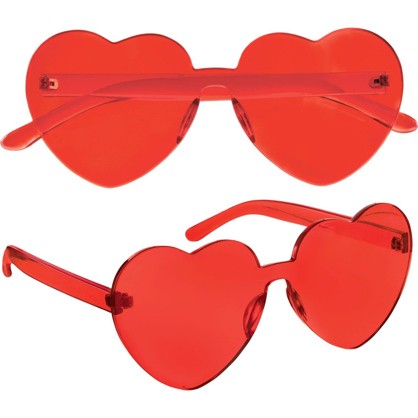 master-Frameless Red Heart Valentine's Day Glasses-931881