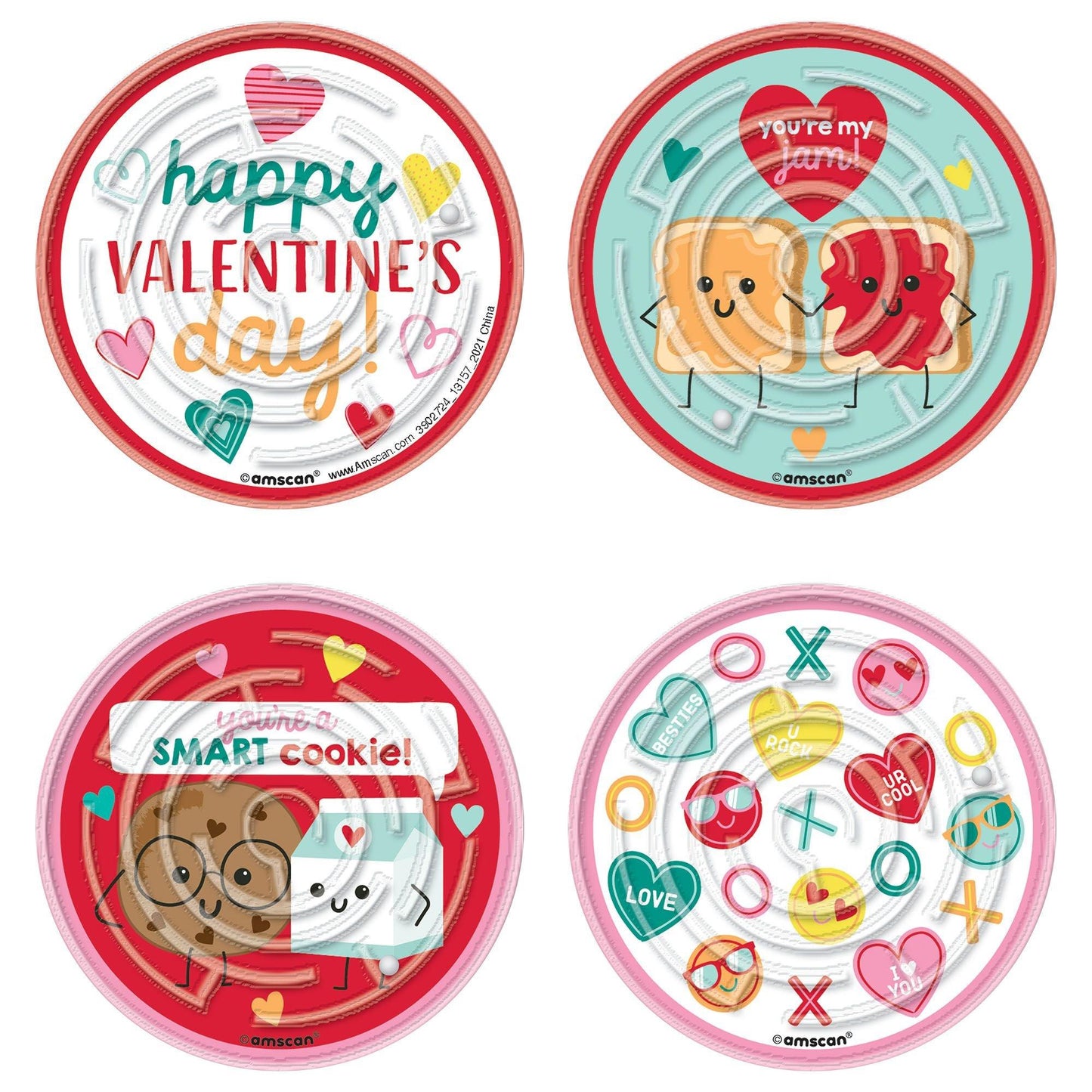 master-Valentine's Day Maze Puzzles, 12ct-931935