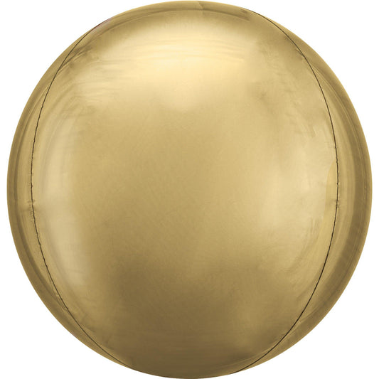 White Gold Orbz Balloon, 16in