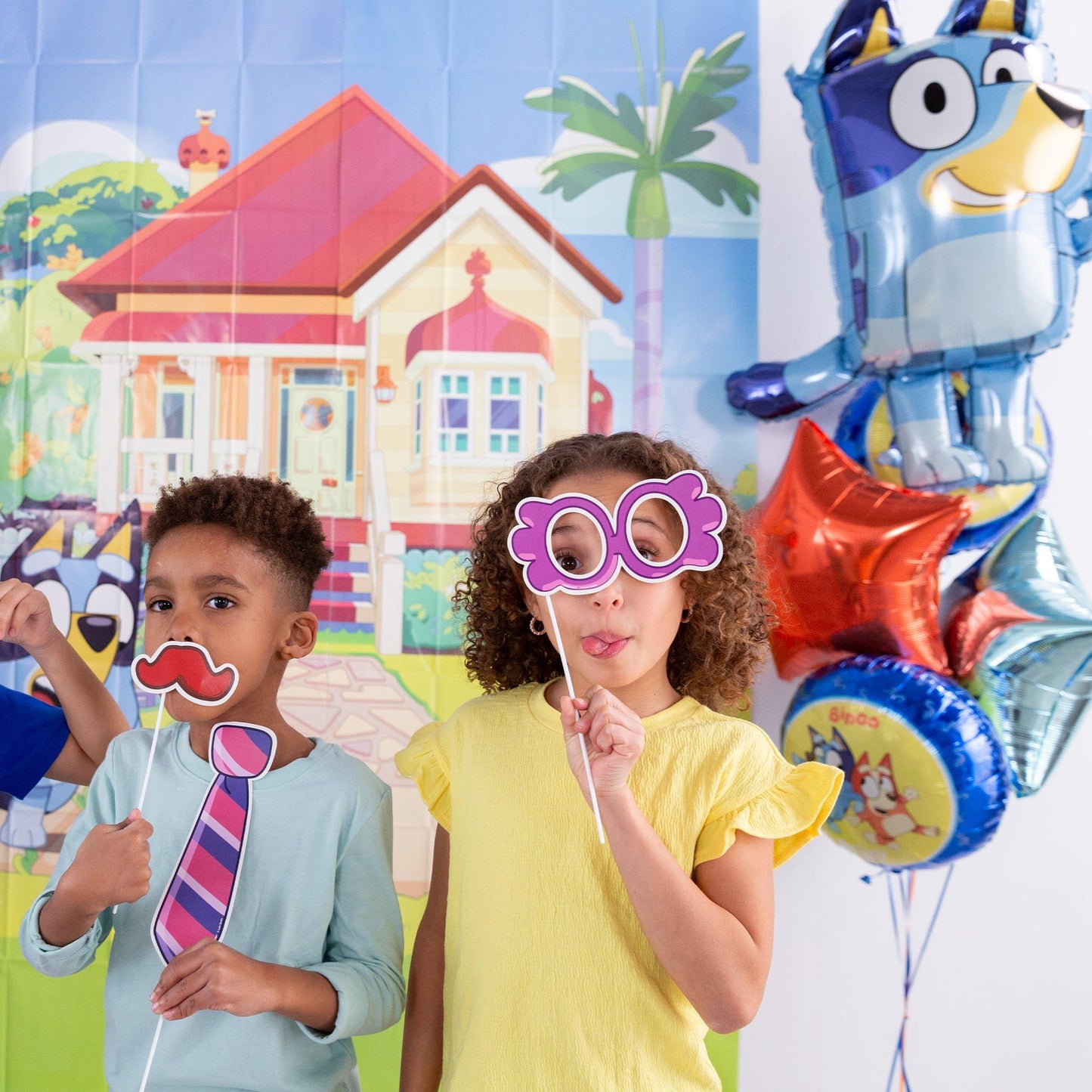 master-Bluey Foil Balloon Bouquet, 5pc-948954