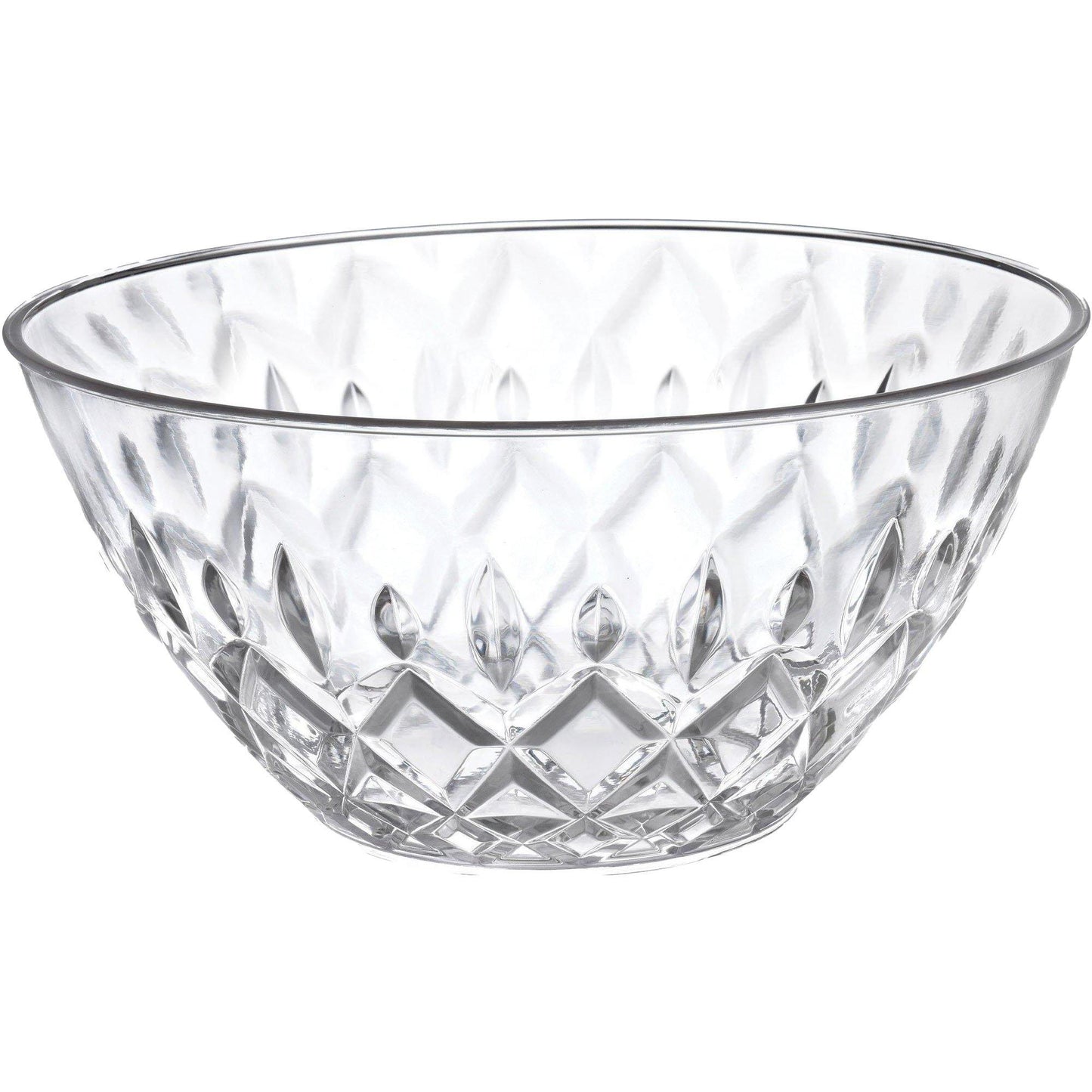 master-Crystal Cut Acrylic Serving Bowl, 11in-950933