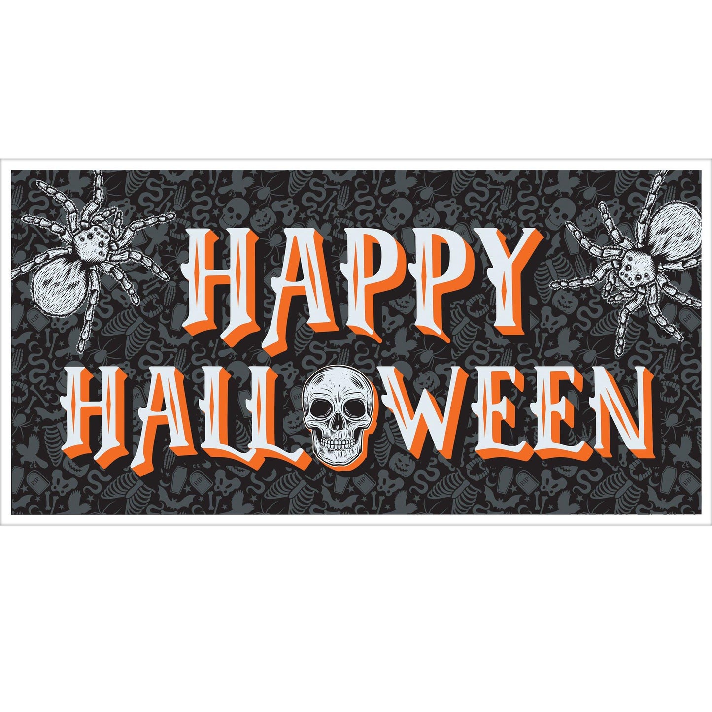 master-Wicked Hauntings Plastic Horizontal Banner, 5.4ft x 2.8ft-964363