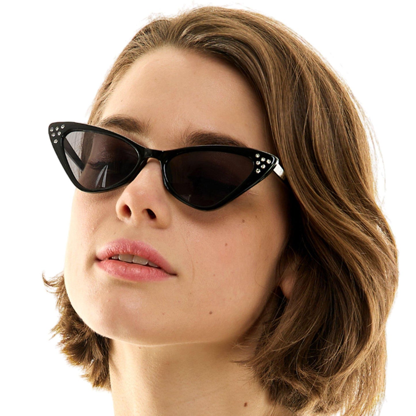 master-Black Cat Eye Sunglasses-967198