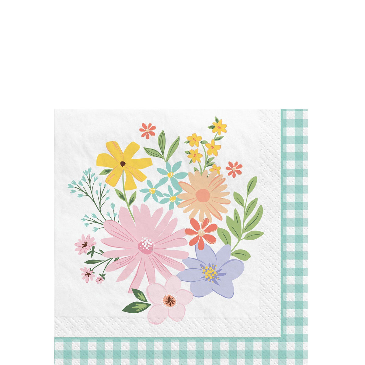 Springtime Blooms Paper Beverage Napkins, 5in, 16ct - Easter Party ...