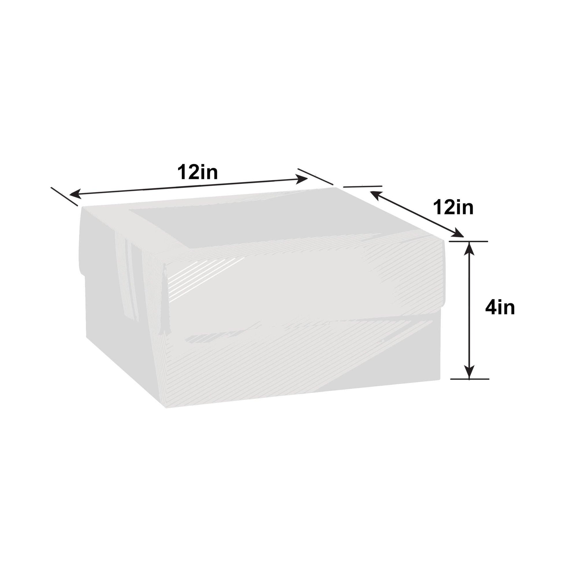 Balloon Birthday Square Window Cake Box, 12in