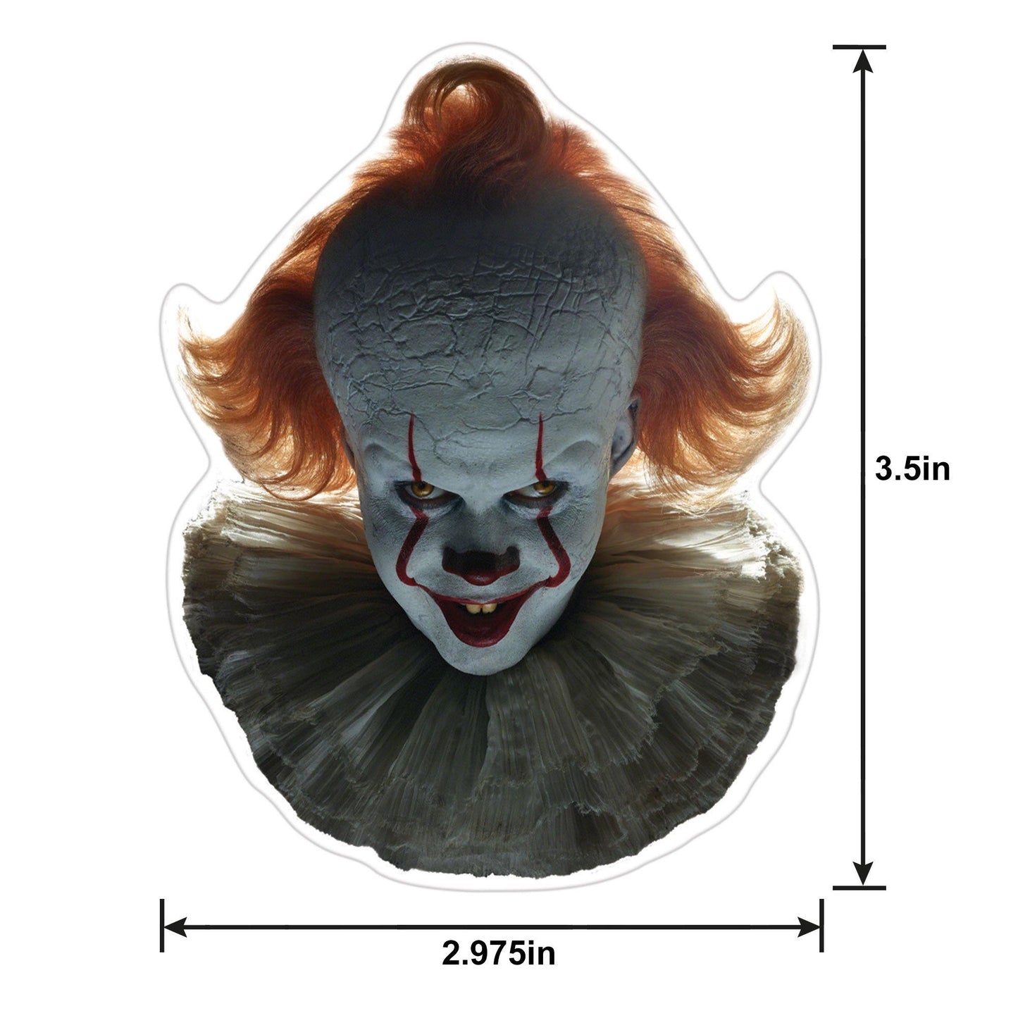 master-Pennywise Sticker, 3in x 3.5in - It Chapter Two-976244