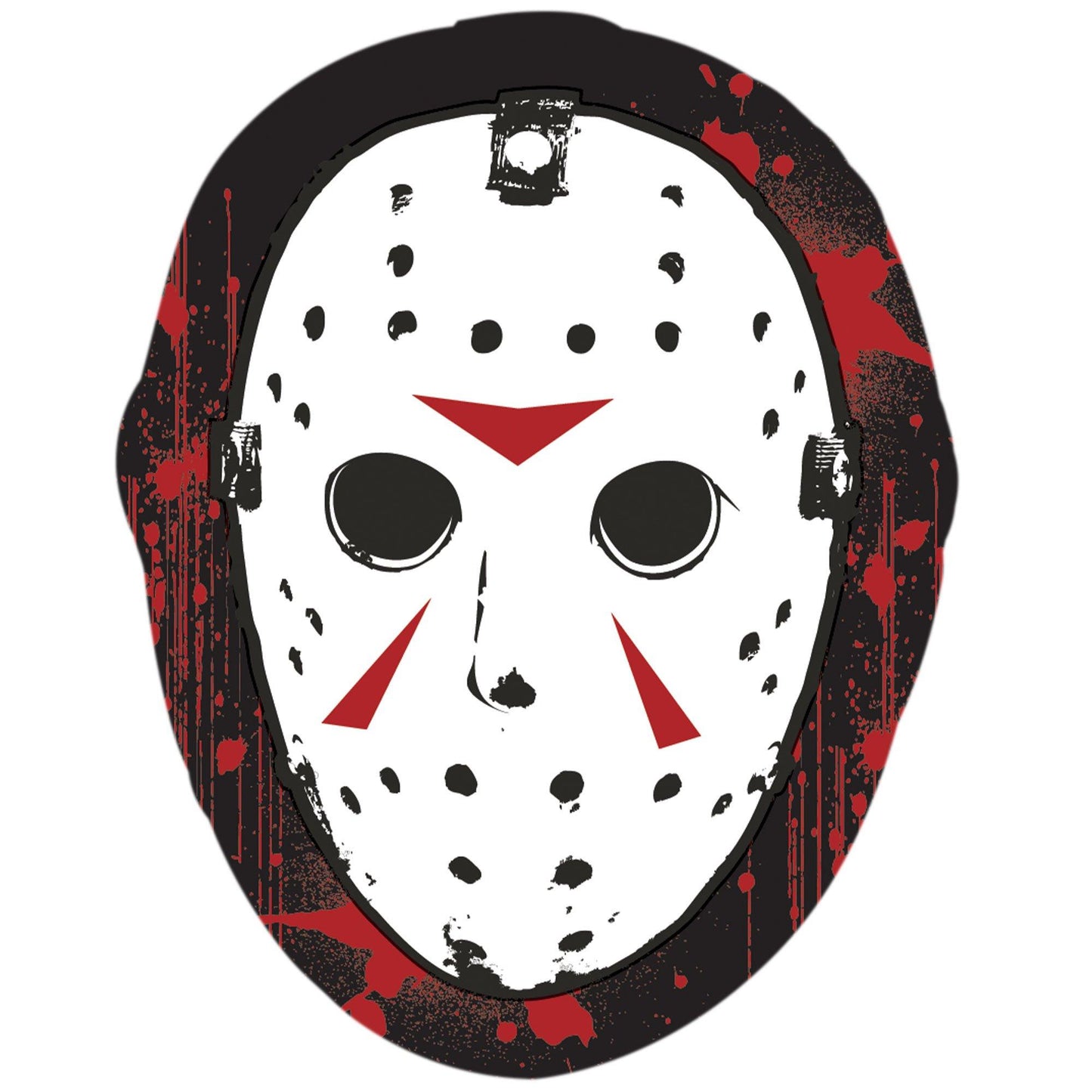 master-Jason Mask Sticker, 2.8in x 3.5in - Friday the 13th-976246