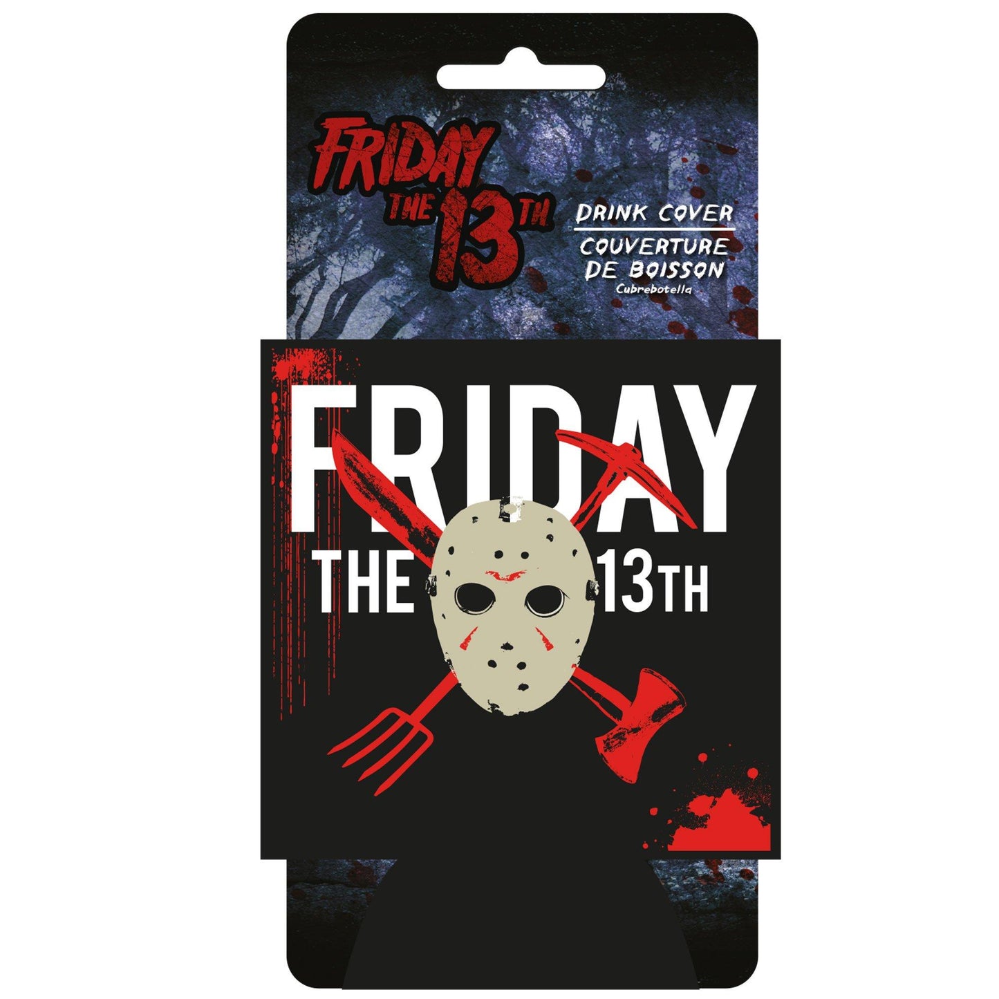 master-Friday the 13th Foam Drink Coozie, 4.25in-976254