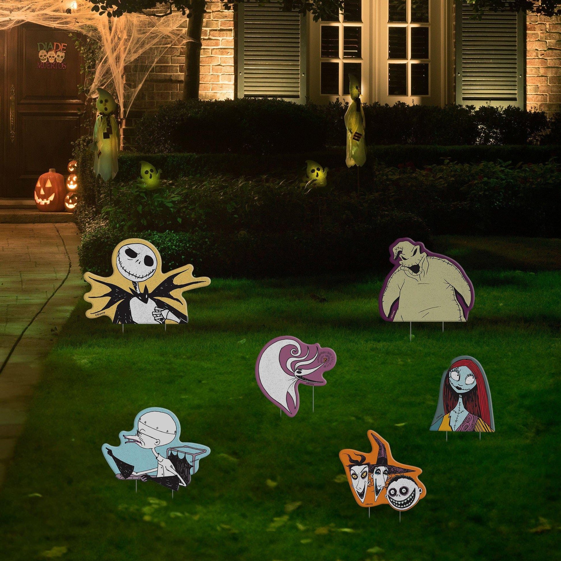 The Nightmare Before Christmas Yard Sign Kit, 6pc
