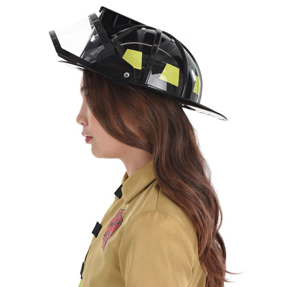 Black Firefighter Helmet - Child
