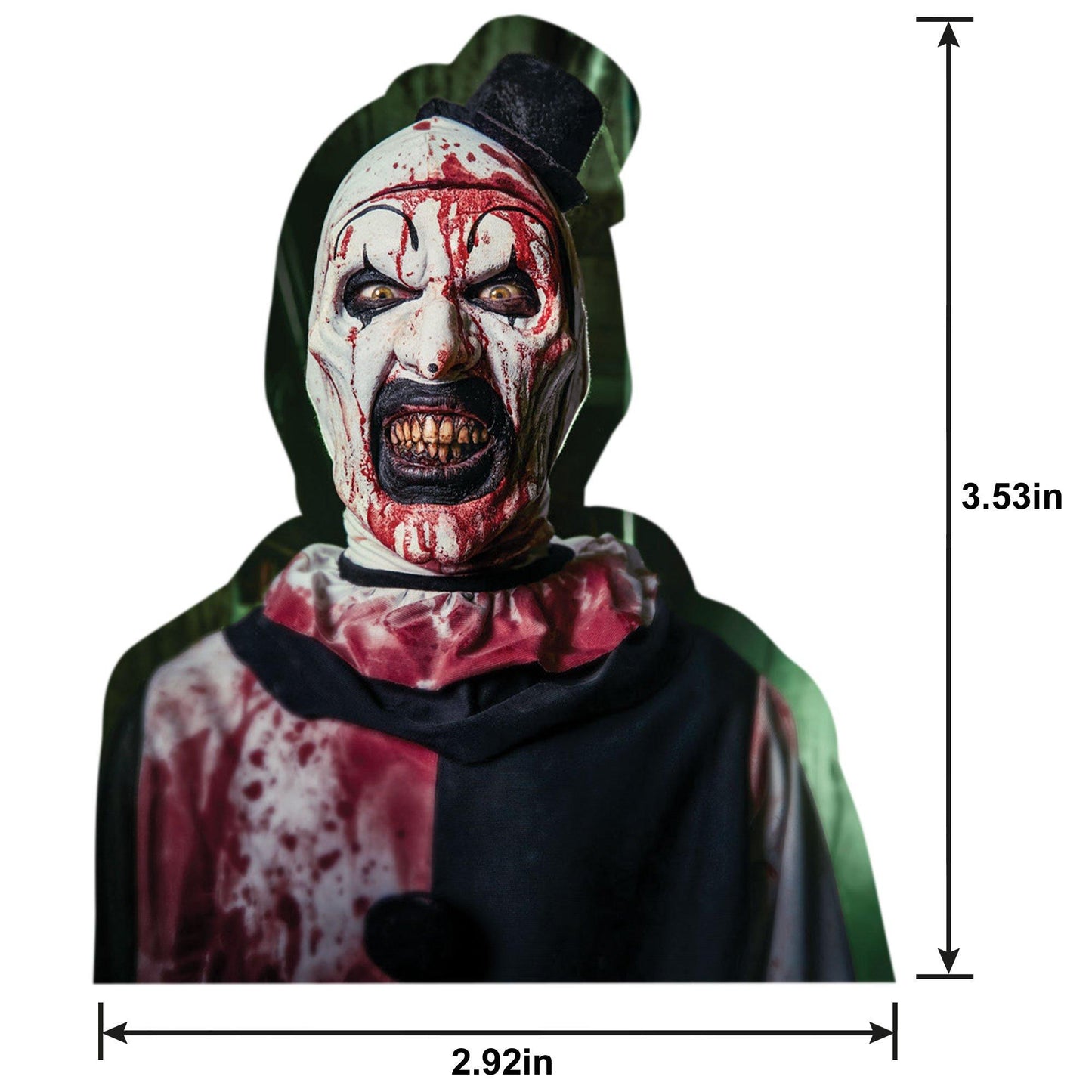 master-Art the Clown Sticker, 2.9in x 3.5in - Terrifier-979448