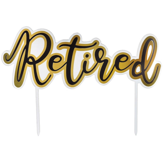 Retired Cake Topper