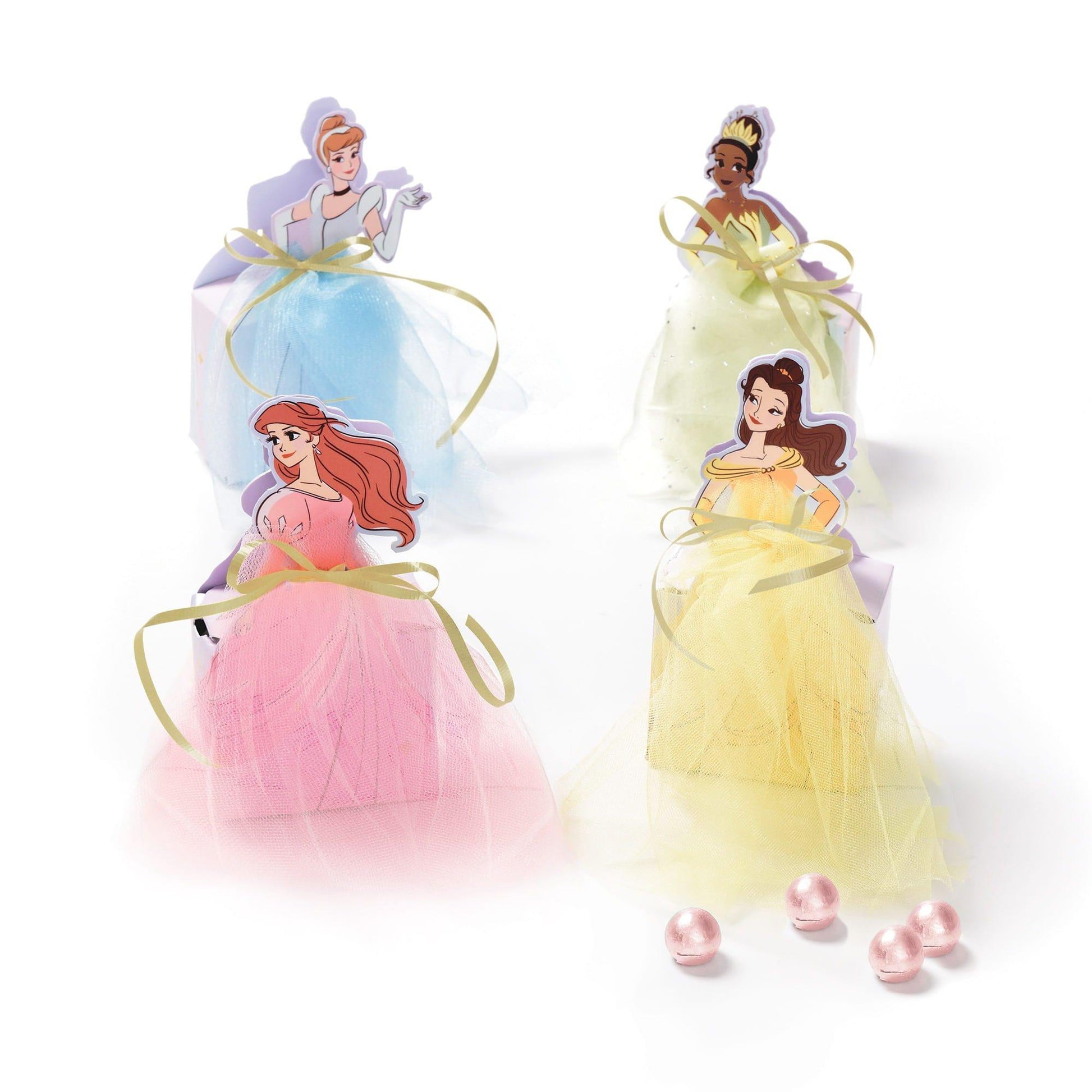 disney princess yellow dress Disney Princess Once Upon A Time Favor Boxes, 4ct