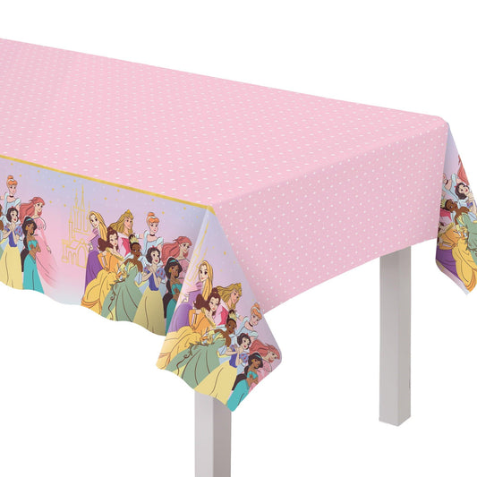 Disney Princess Once Upon A Time Plastic Table Cover, 54in x 96in