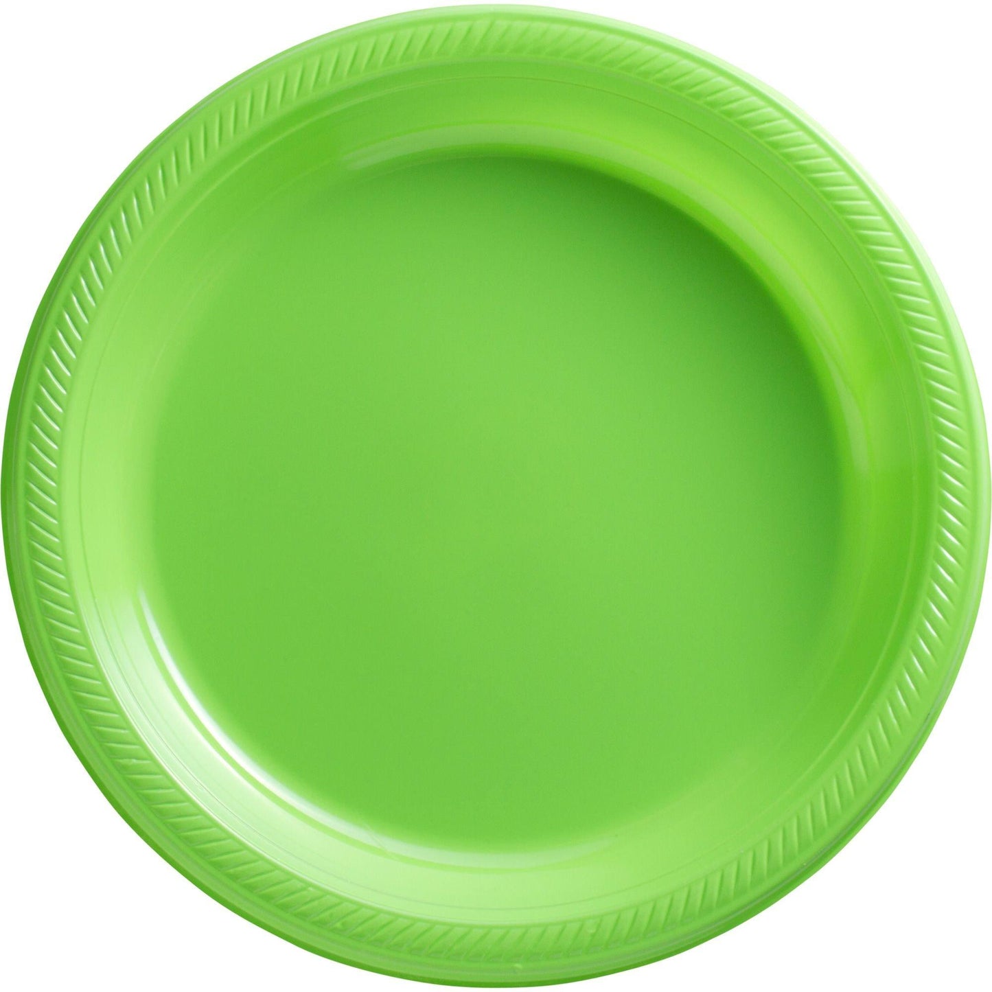 variant-Kiwi Green Plastic Dinner Plates, 10.25in, 50ct-345894