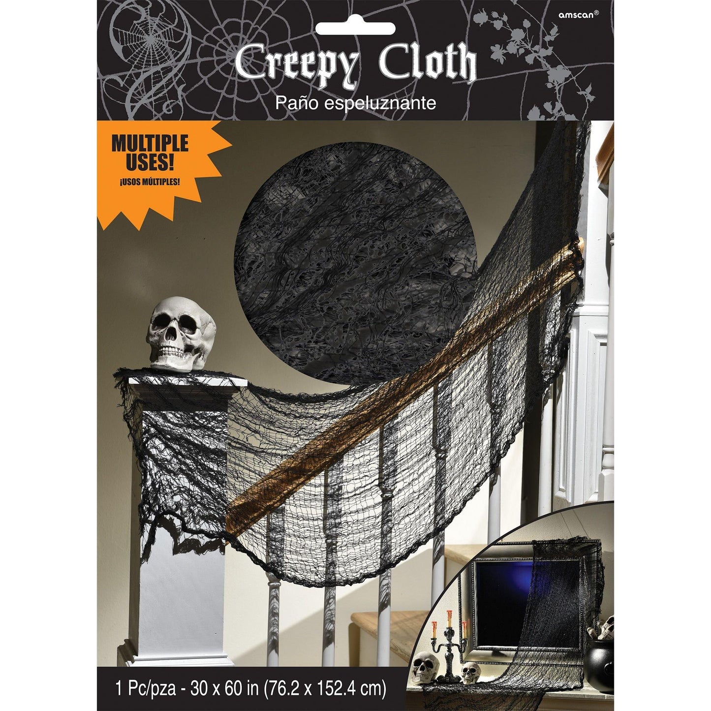 variant-Black Gauze Draping, 2ct-446721