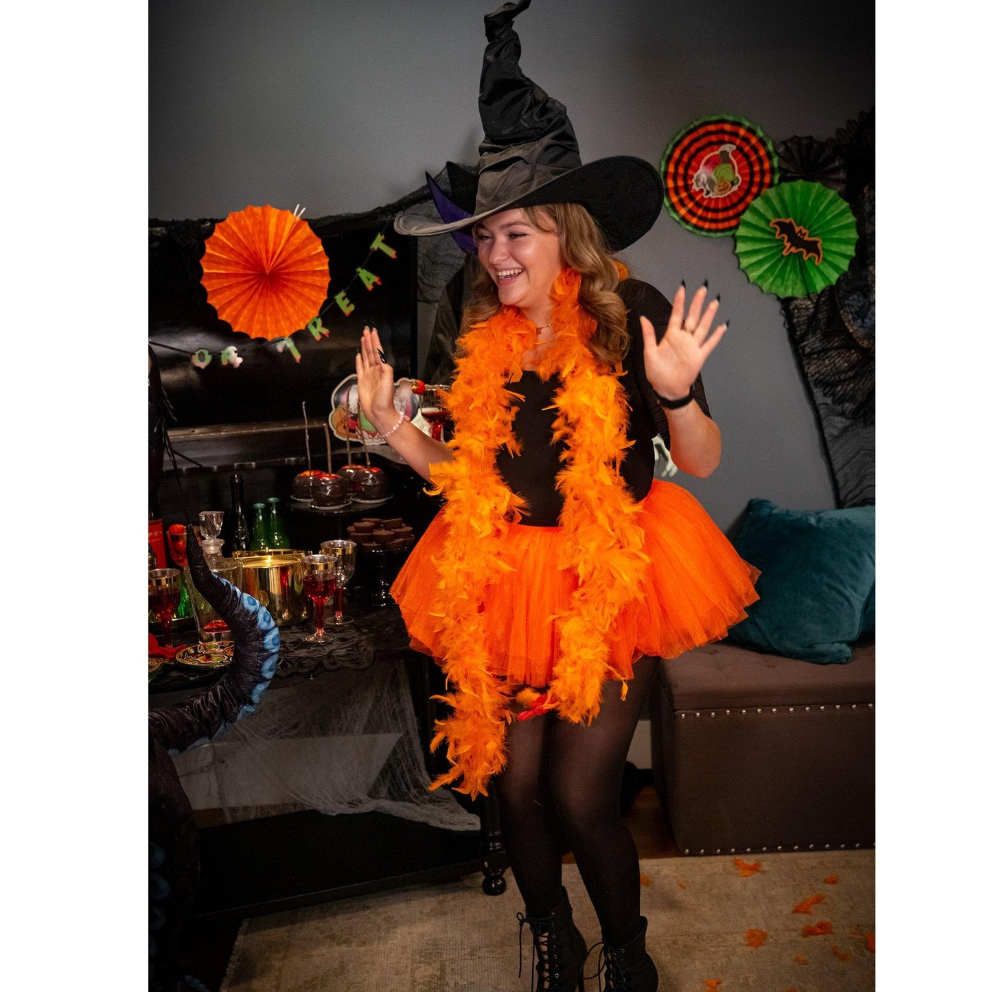 variant-Orange Feather Boa-485735