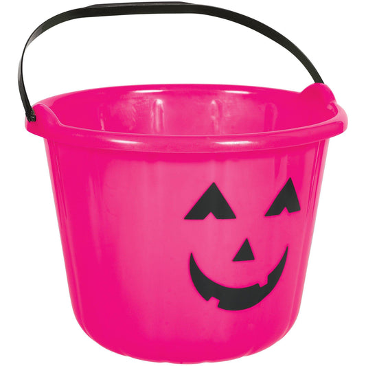 Jack-o'-Lantern Treat Bucket, Assorted Colors