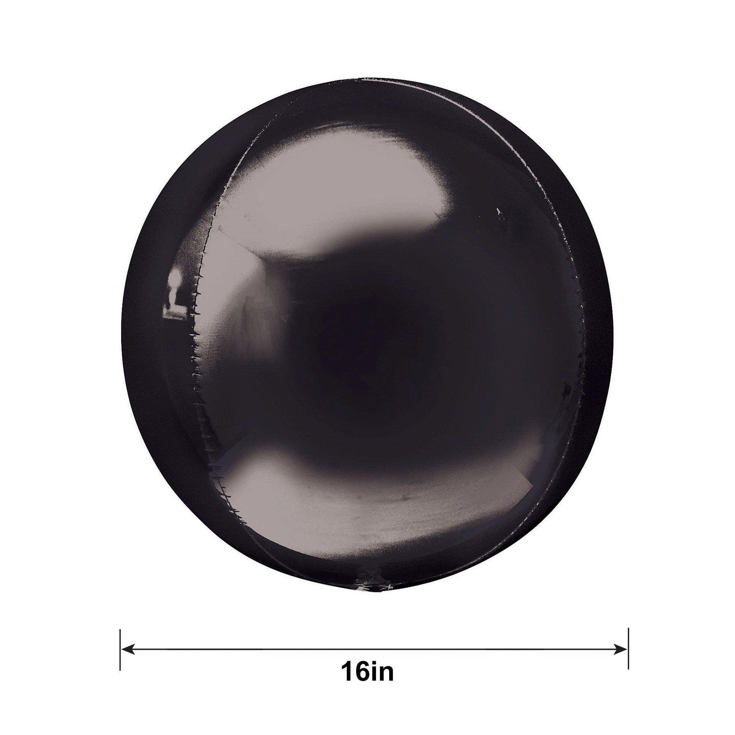 variant-Black Orbz® Balloon, 16in-938468