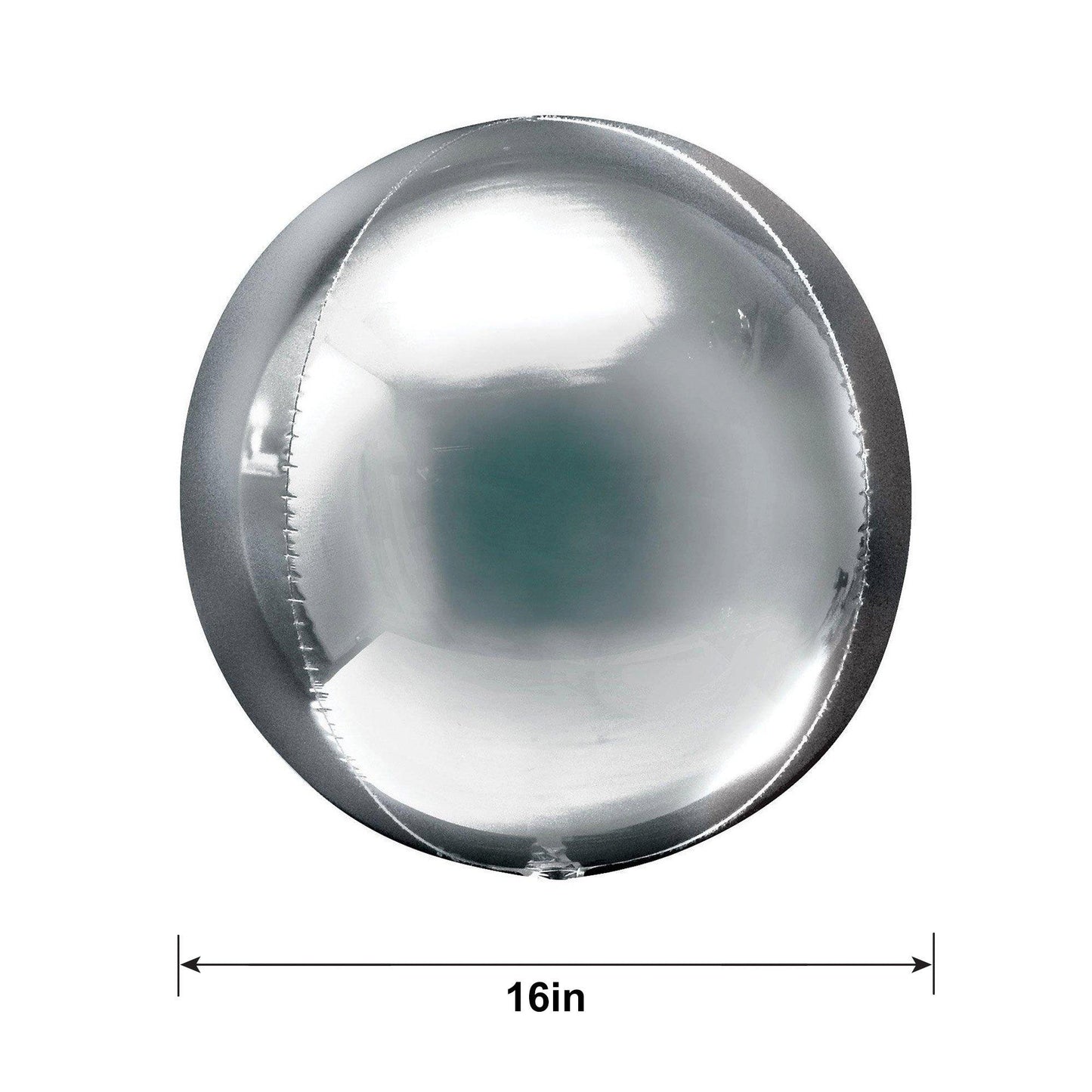 variant-Silver Orbz® Balloon, 16in-938462