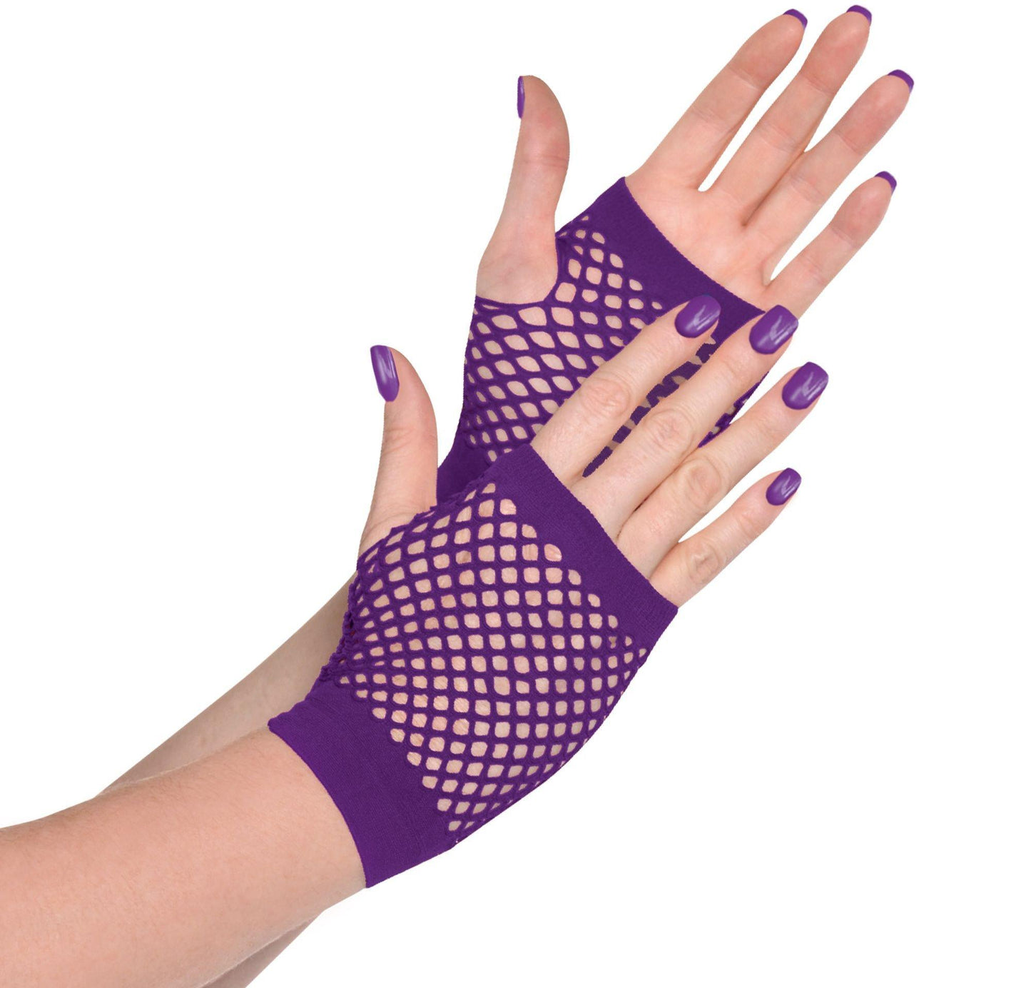 variant-Purple Fishnet Glovelettes-622213
