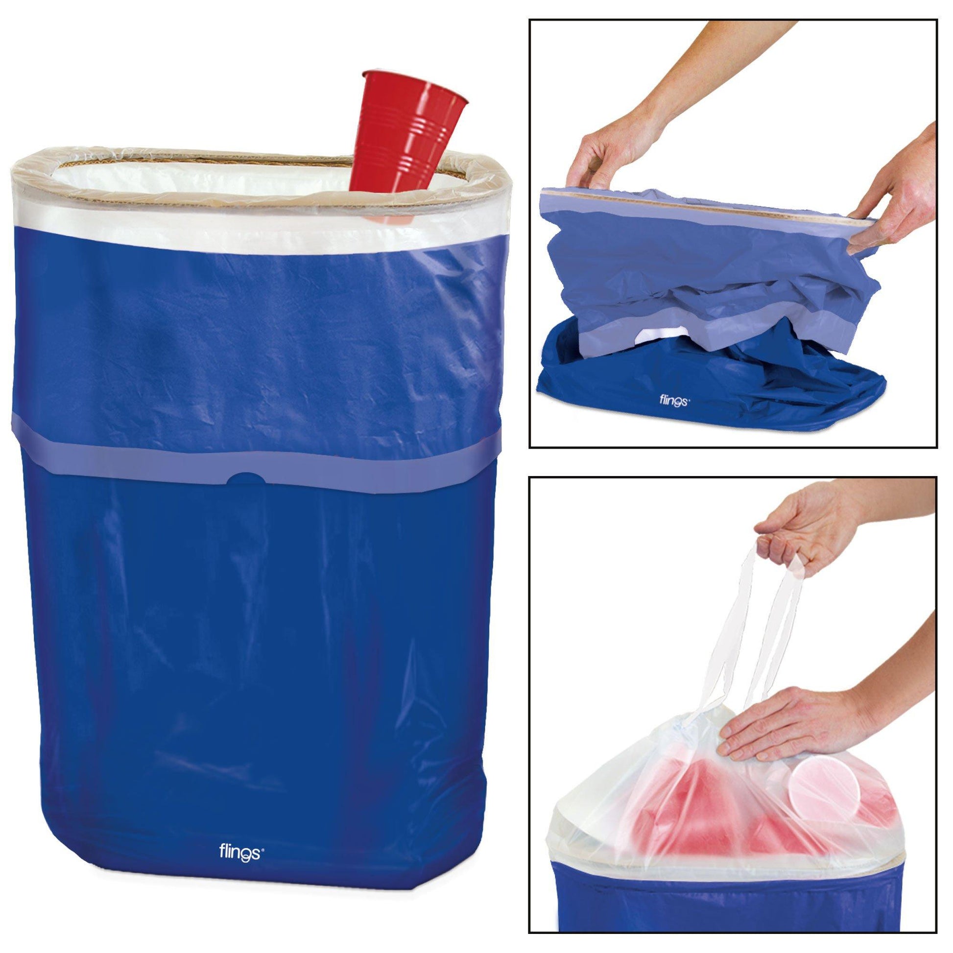 Pop-Up Trash Bin, Assorted Colors