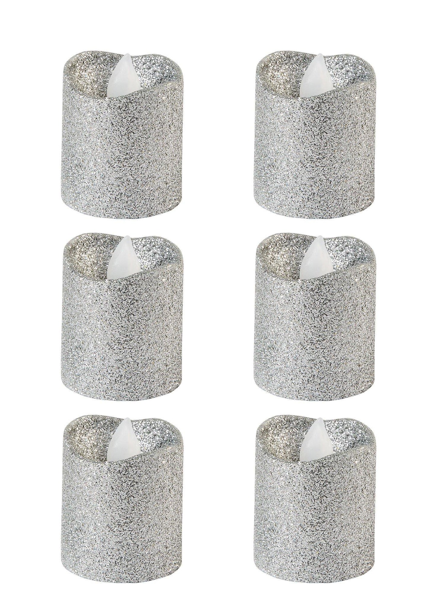 master-Glitter Votive Flameless LED Candles 6ct-C680983
