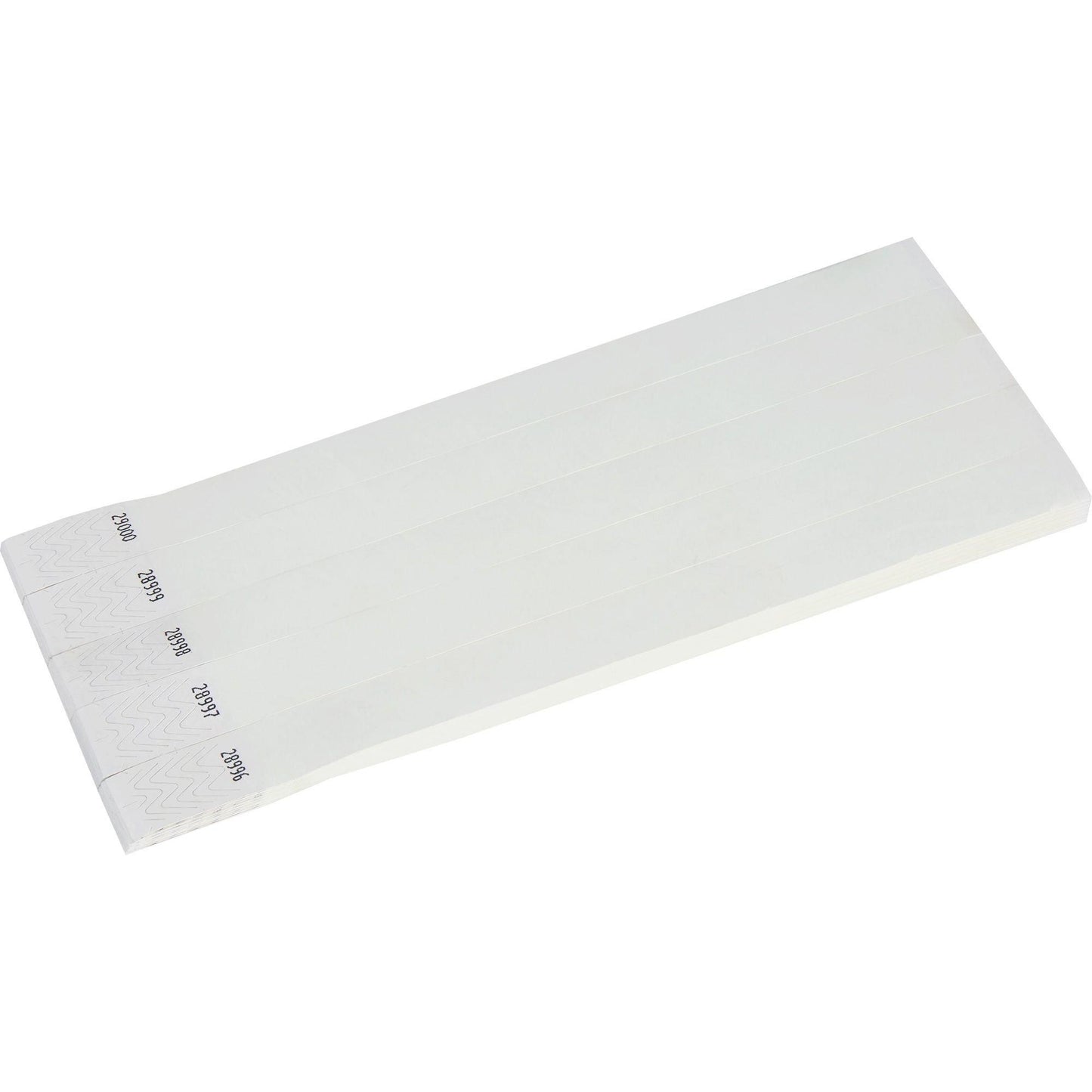 variant-White Event Wristbands, 100ct – Tear-Resistant Paper Admission Bands-736103