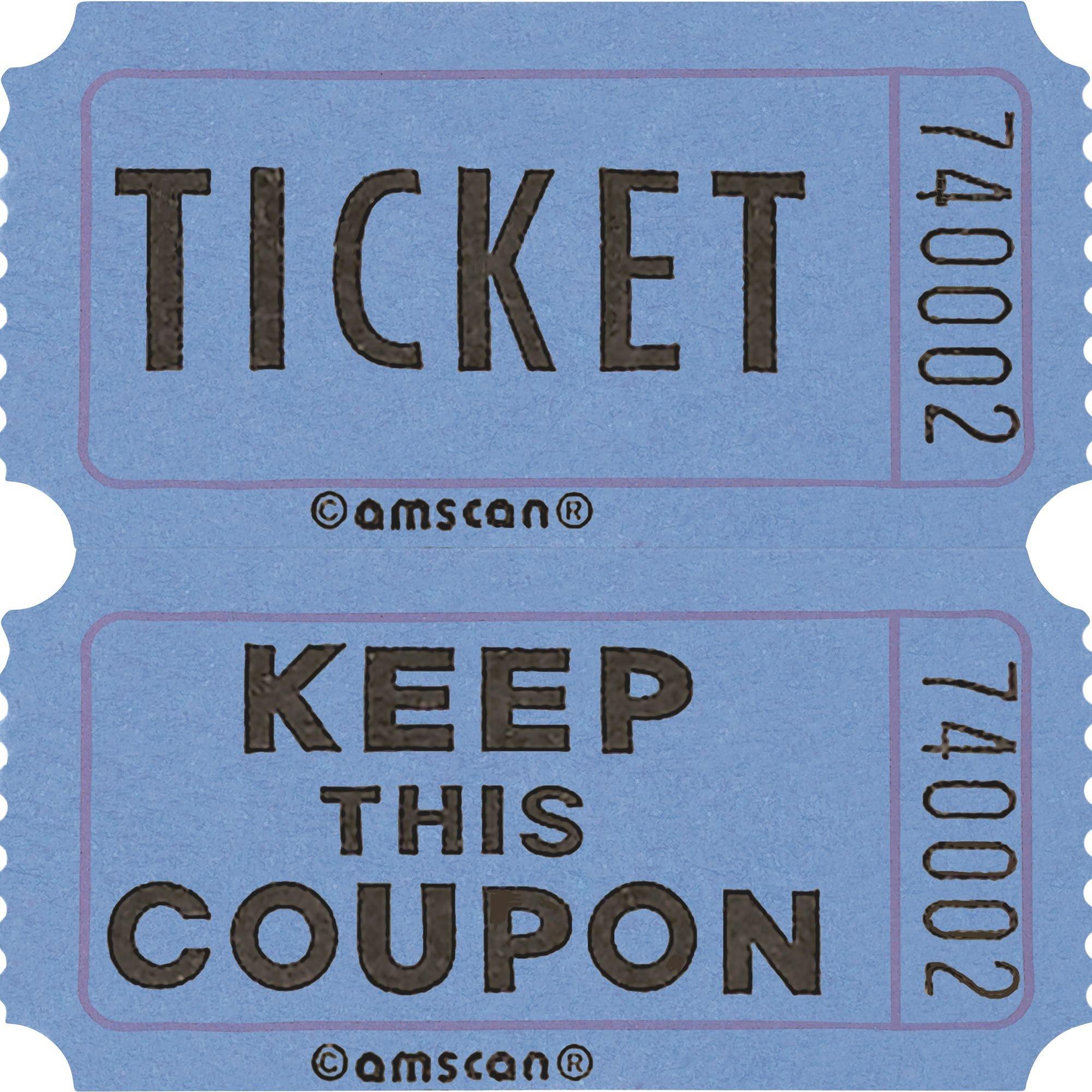 未使用品 ラッフルチケット Raffle Tickets 2000組B-0468 Double Roll Raffle Tickets, 2000ct, Assorted Colors - Shop Online