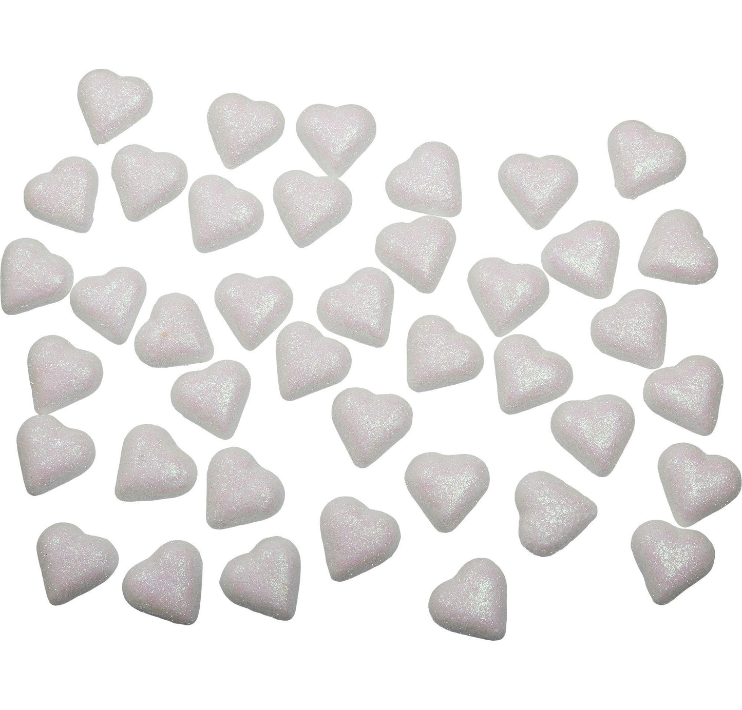 master-Glitter Hearts Table Scatter 40ct-C763843