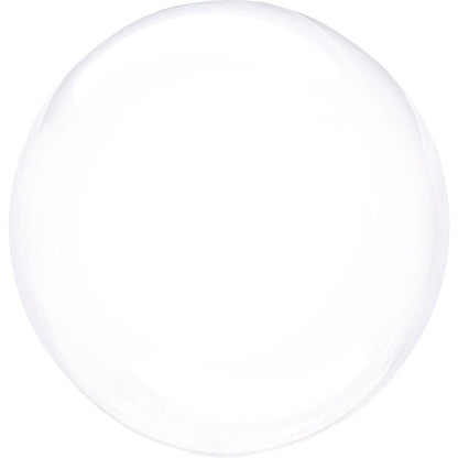 Clear Plastic Balloon, 18in - Crystal Clearz, Assorted Colors