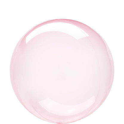 Clear Plastic Balloon, 18in - Crystal Clearz, Assorted Colors