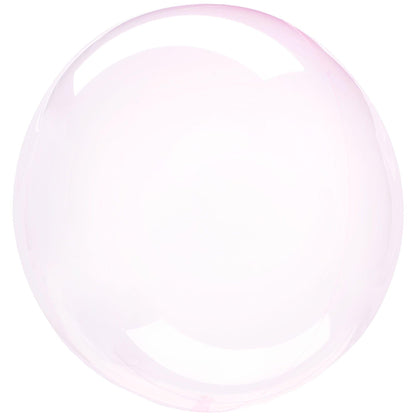 Clear Plastic Balloon, 18in - Crystal Clearz, Assorted Colors
