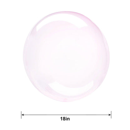 Clear Plastic Balloon, 18in - Crystal Clearz, Assorted Colors