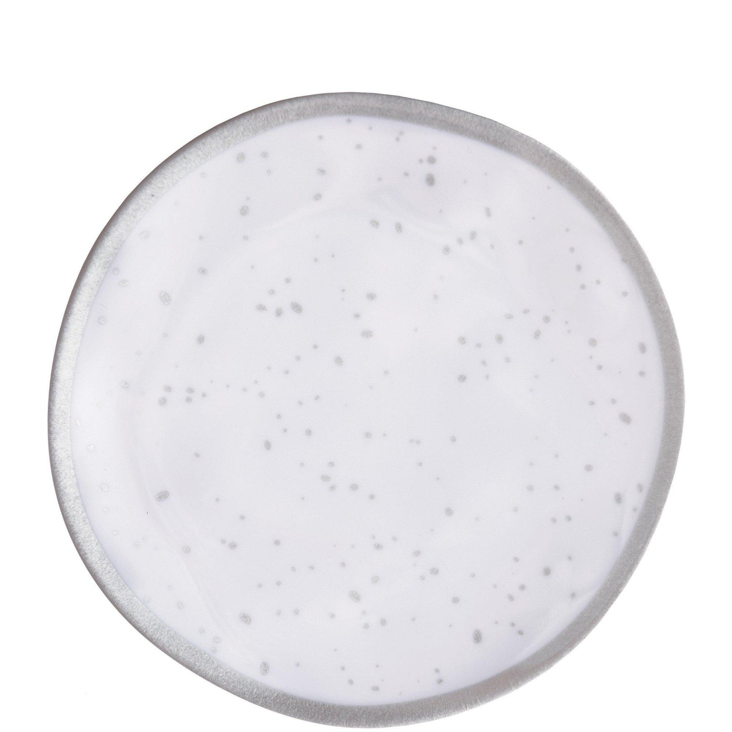 variant-Silver Speckles Melamine Lunch Plate, 8.3in-937792
