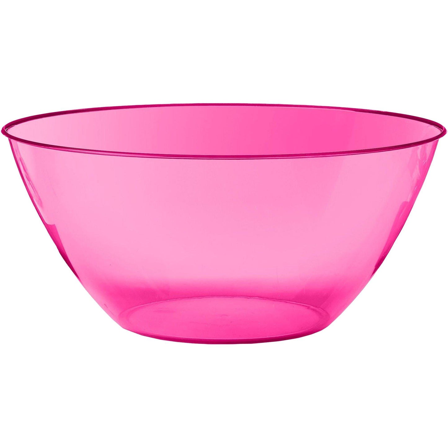 variant-Large Bright Pink Plastic Bowl, 11in, 5qt-972308