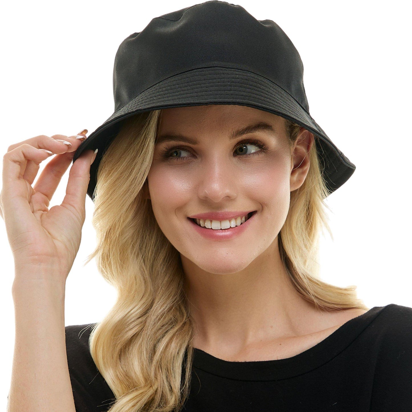 variant-Classic Black Bucket Hat-973461