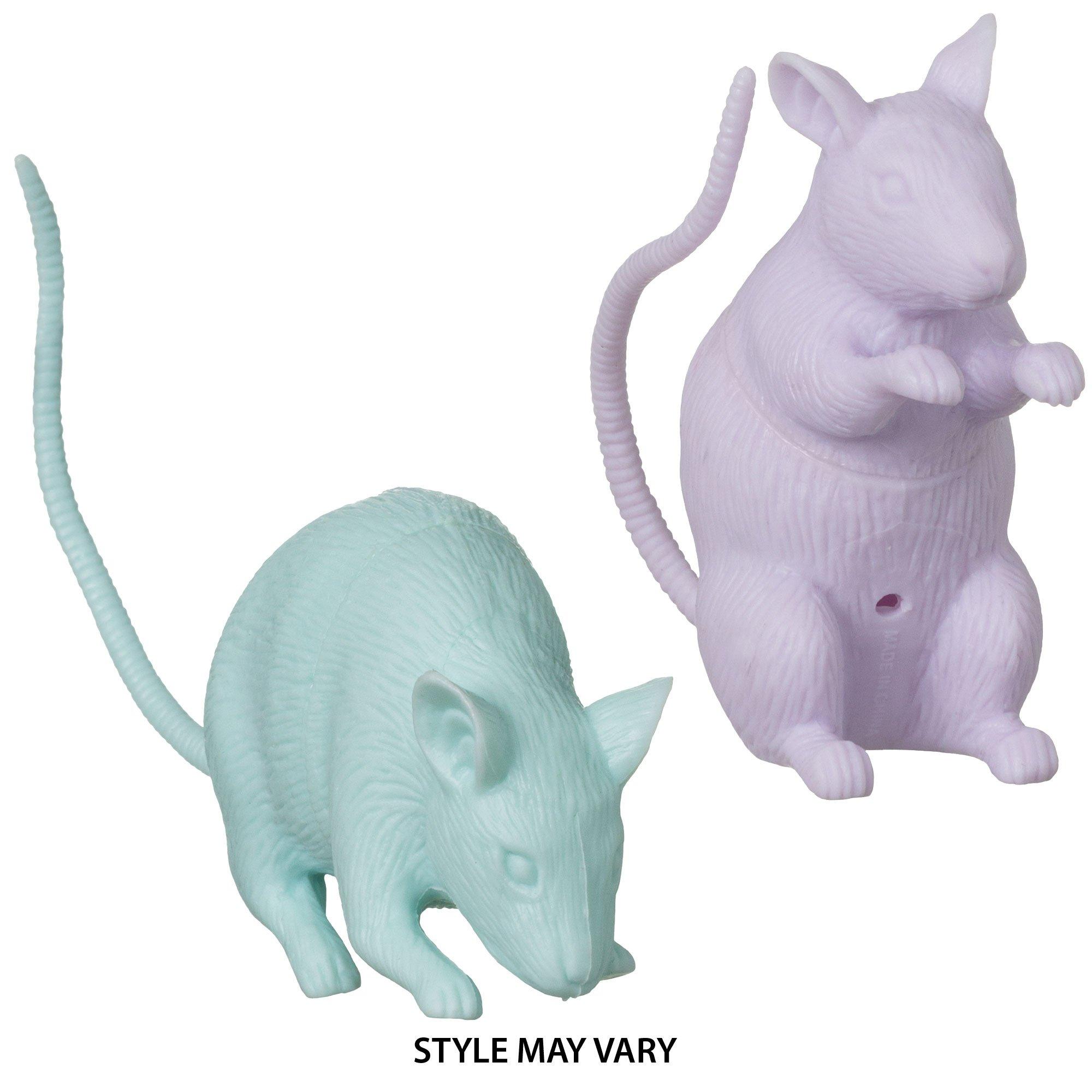 Small Plastic Rats, 3in, Assorted Colors - Shop Online | Party City