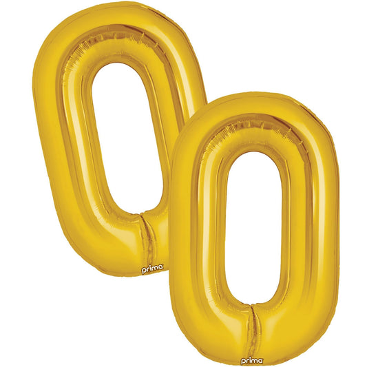 16in Air-Filled Number (0-9) Balloons, 2ct, Assorted Colors