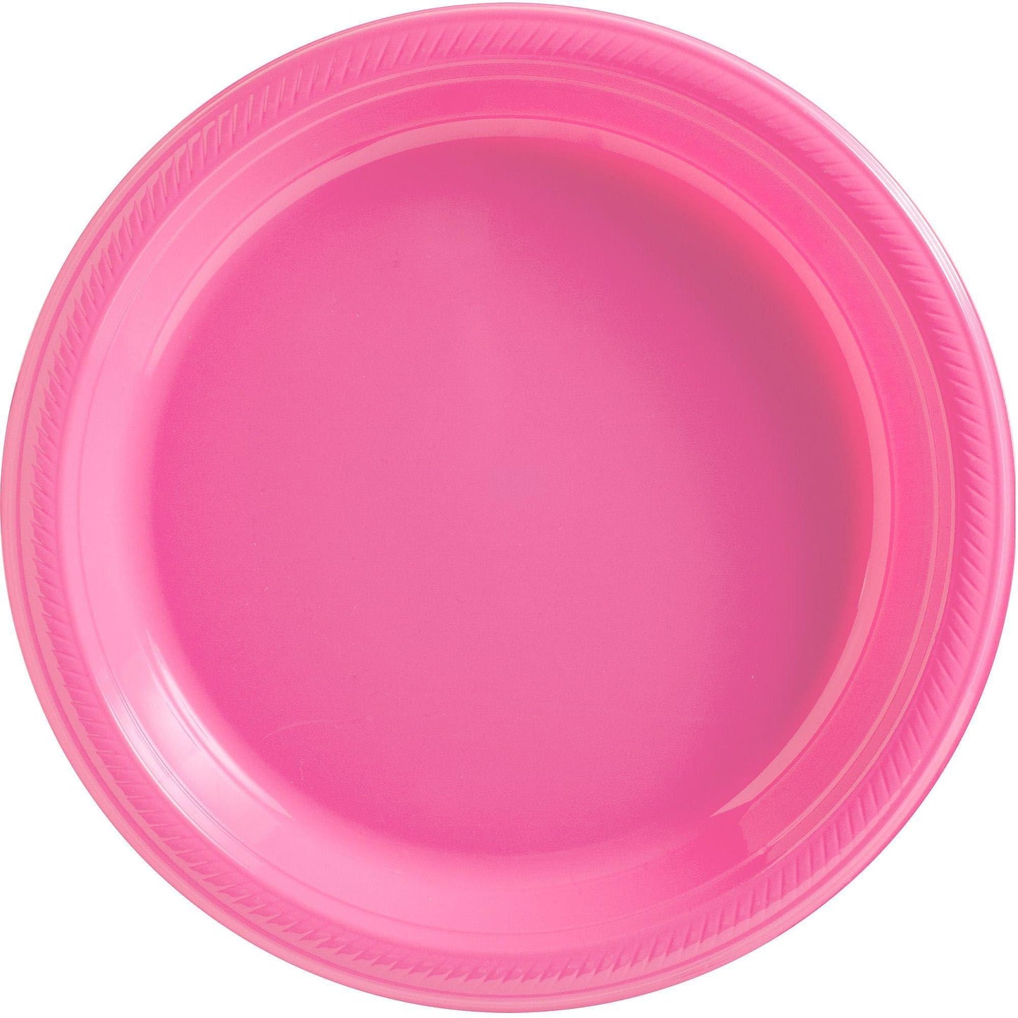 variant-Bright Pink Plastic Dinner Plates 20ct-152691