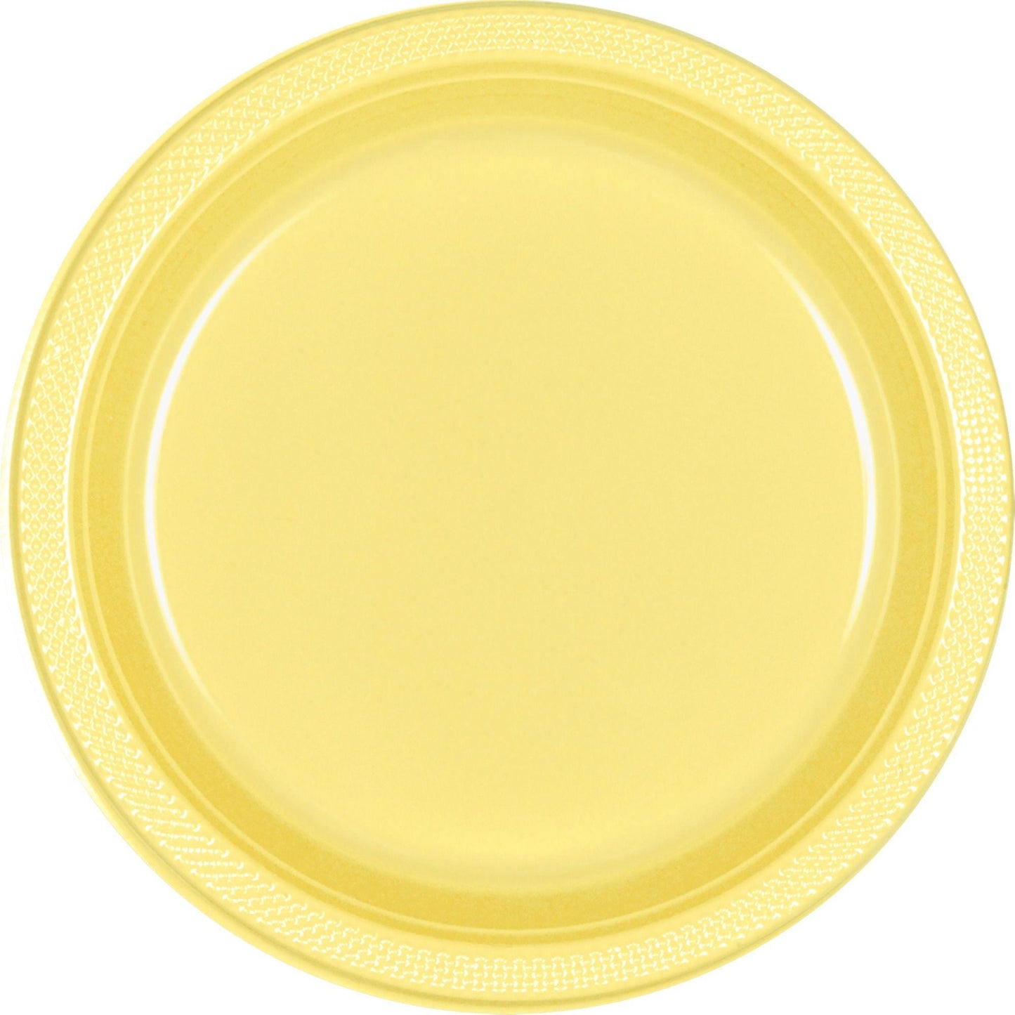 variant-Light Yellow Plastic Dinner Plates 20ct-518