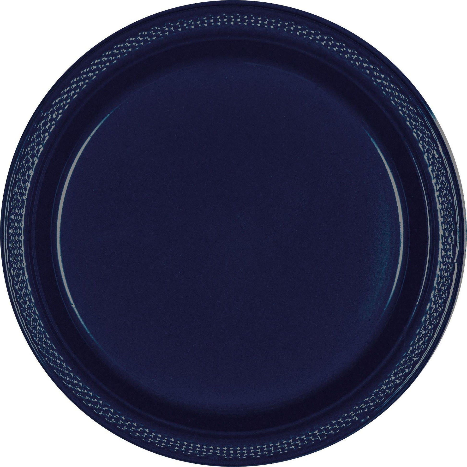Plastic Dinner Plates, 10.25in, Assorted Colors, Multiple Counts