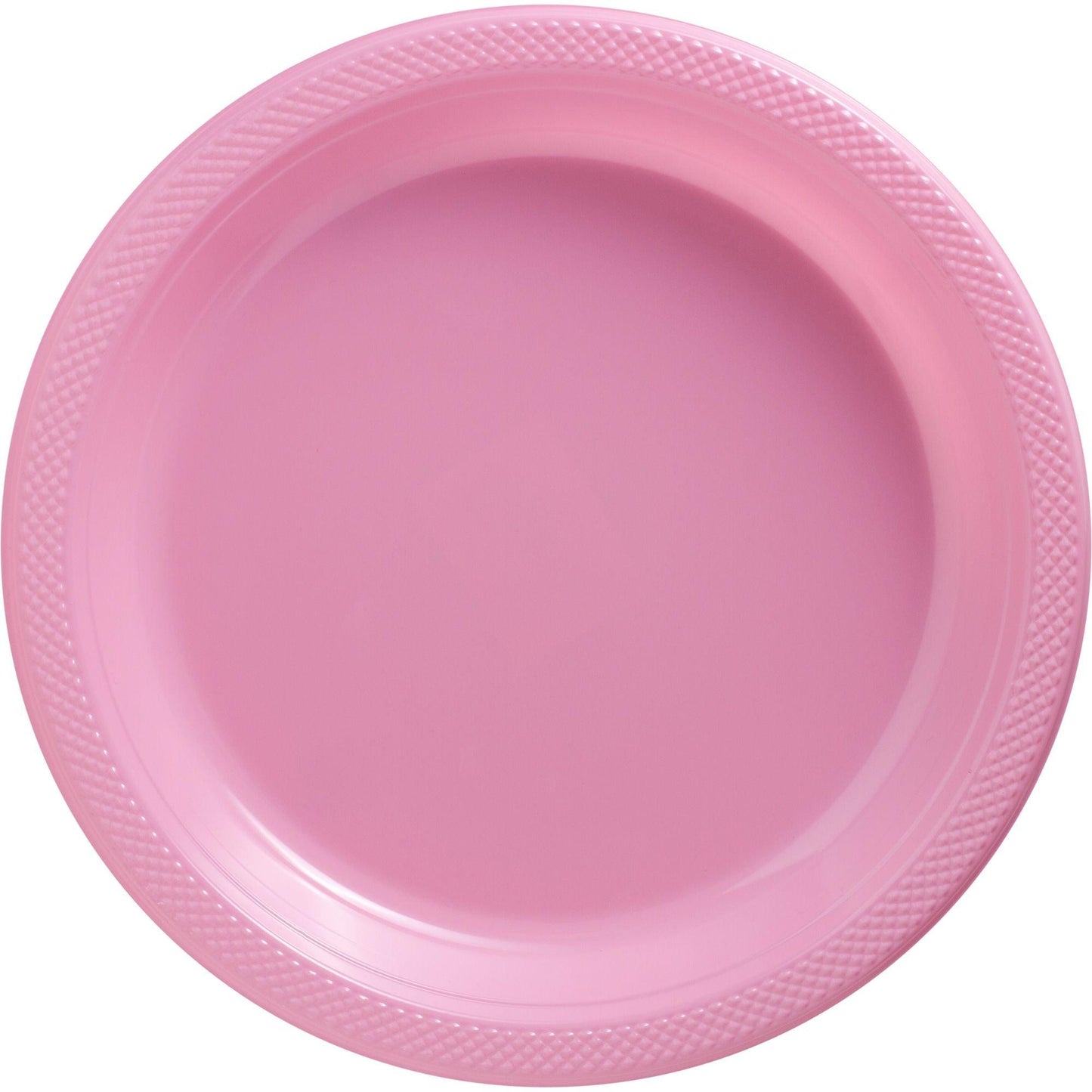 variant-Pink Plastic Dinner Plates, 10.25in, 50ct-390365