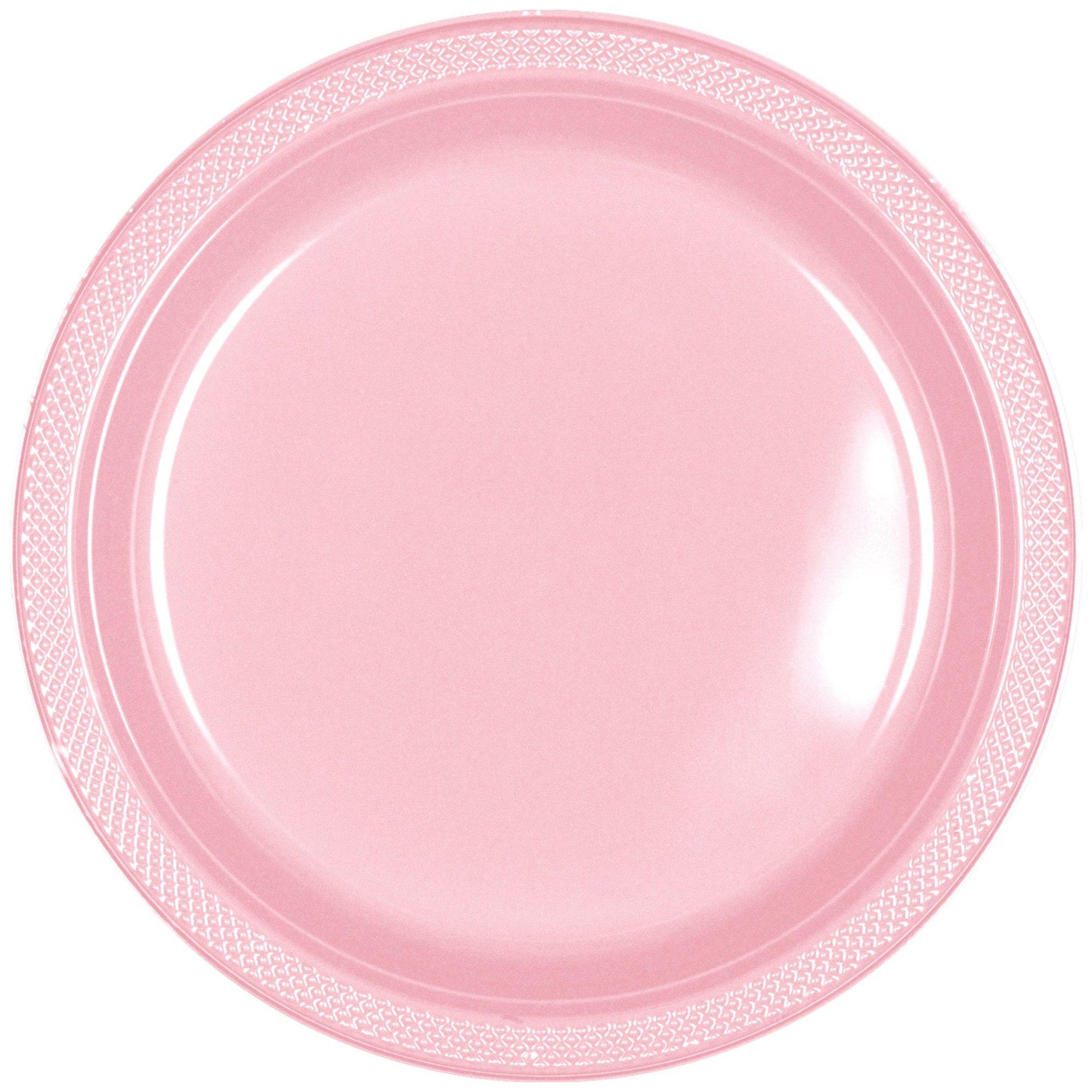 variant-Rose Plastic Dinner Plates, 10.25in, 50ct-987518