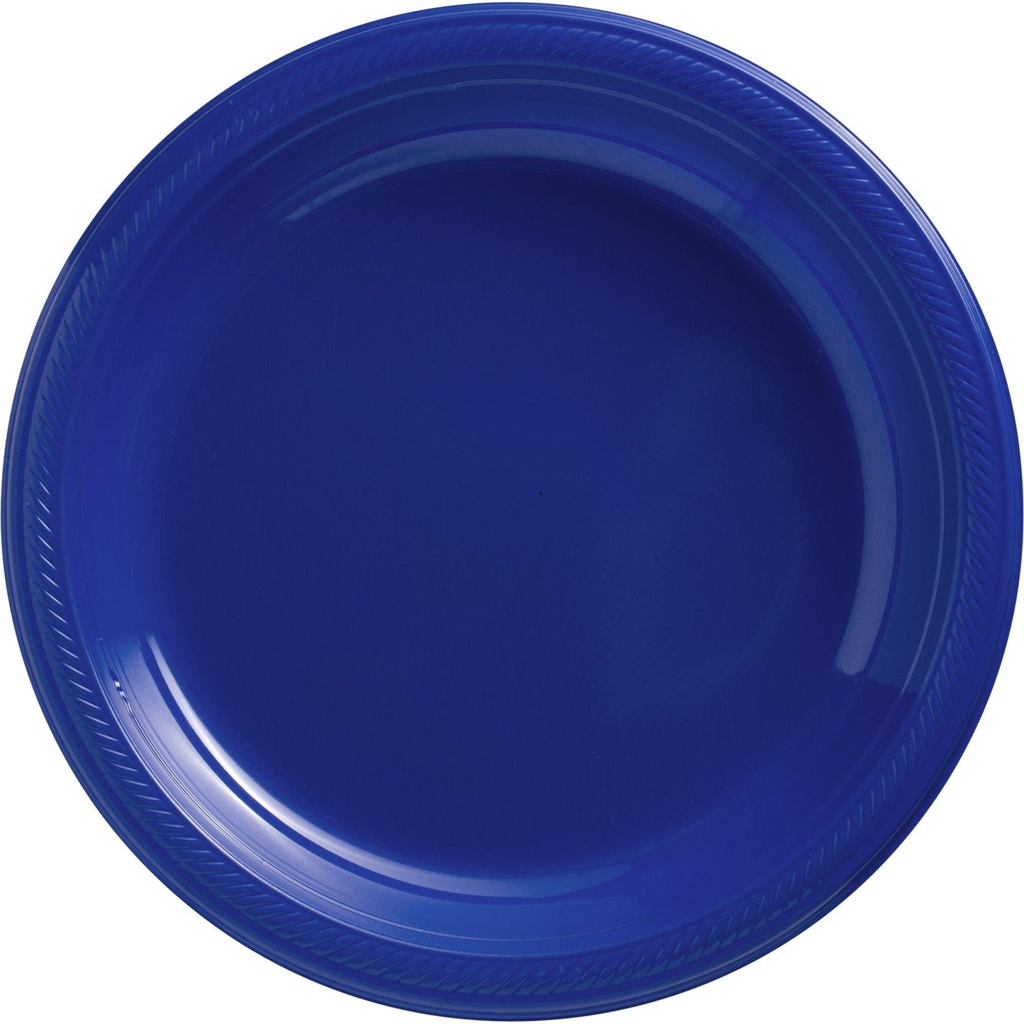variant-Royal Blue Plastic Dinner Plates, 10.25in, 50ct-262828