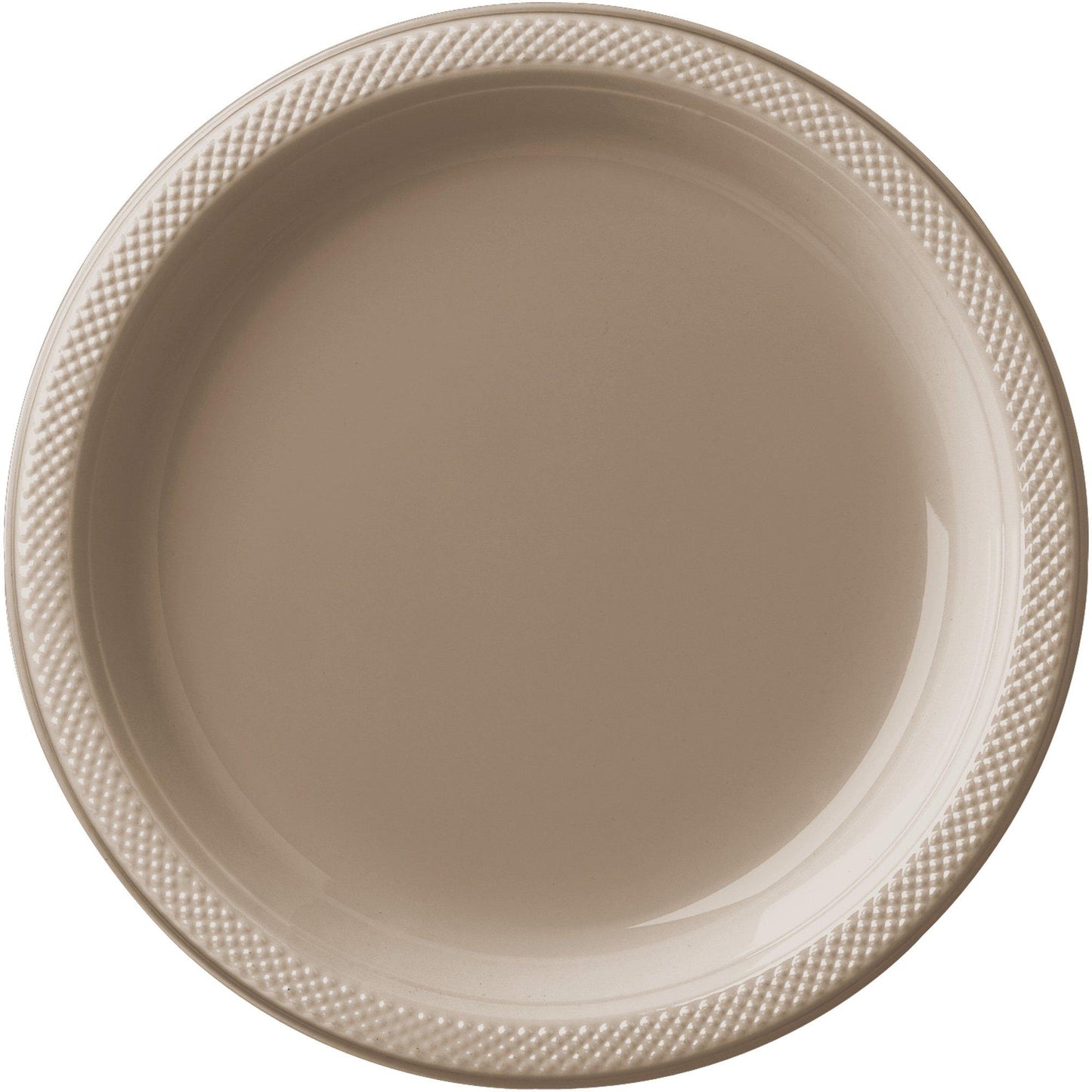 variant-Taupe Plastic Dinner Plates 20ct-990468